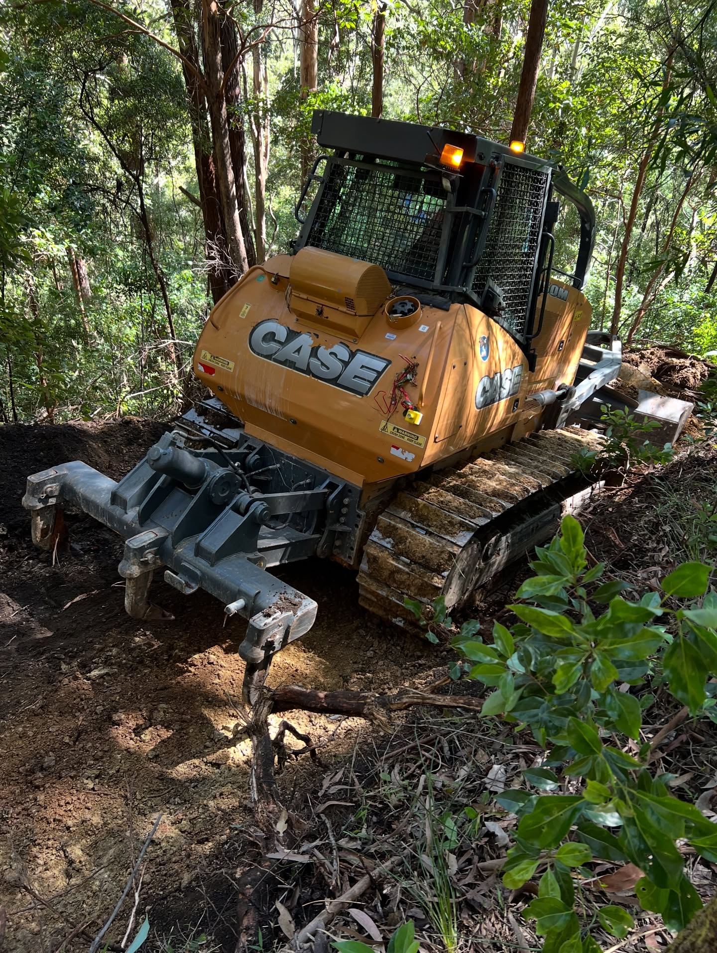 Earthworks on a Northern Rivers property